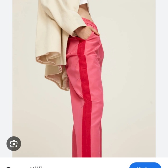 Tommy Hilfiger Rent the Runway Pink Explorer Pants French size 36 - Picture 1 of 8